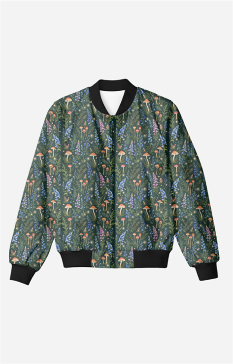 Mystical Mushroom Garden Vibe Jacket