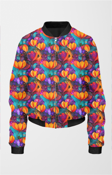 Psychedelic Bloom Vibe Jacket Women