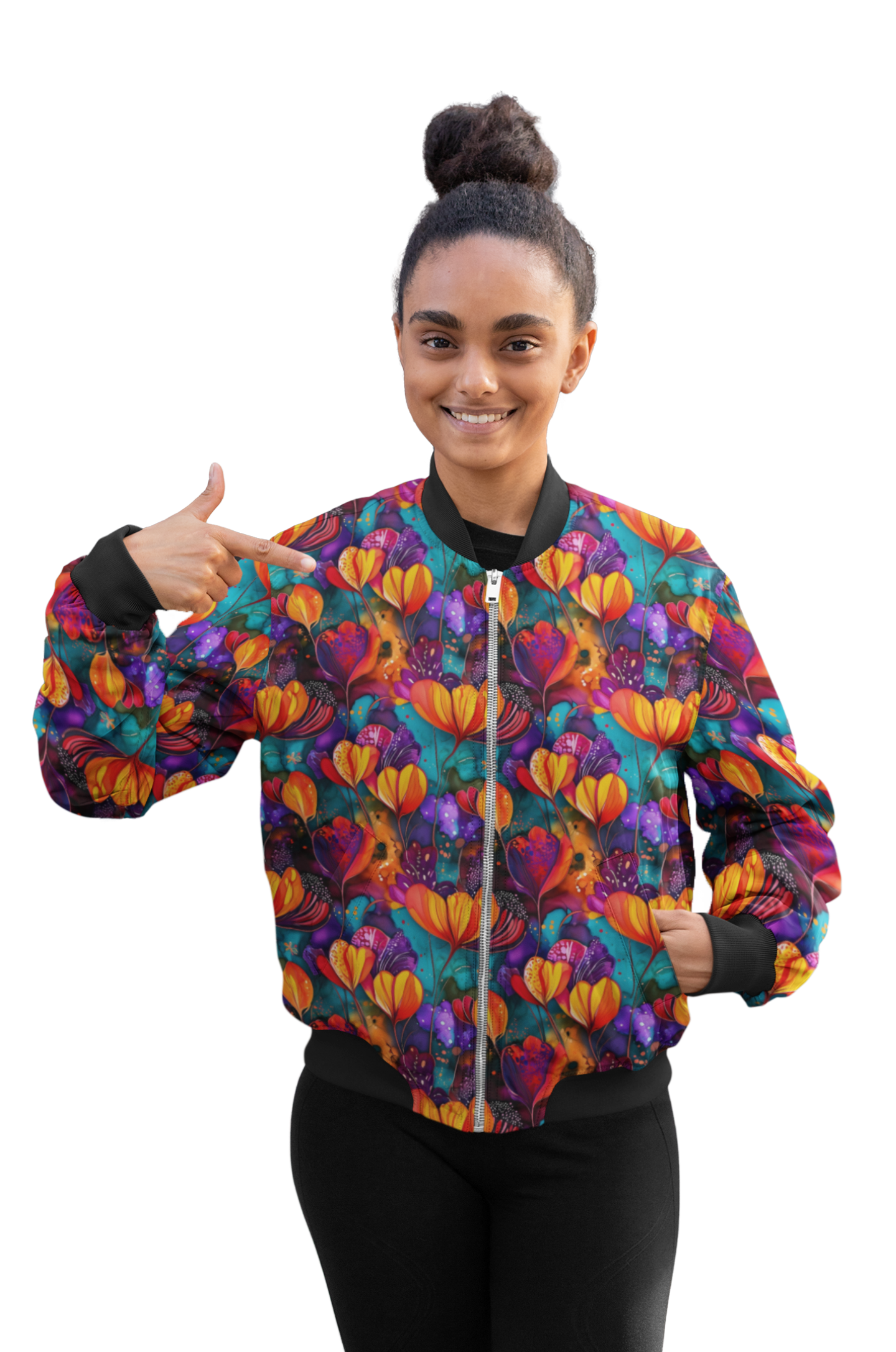 Psychedelic Bloom Vibe Jacket Women