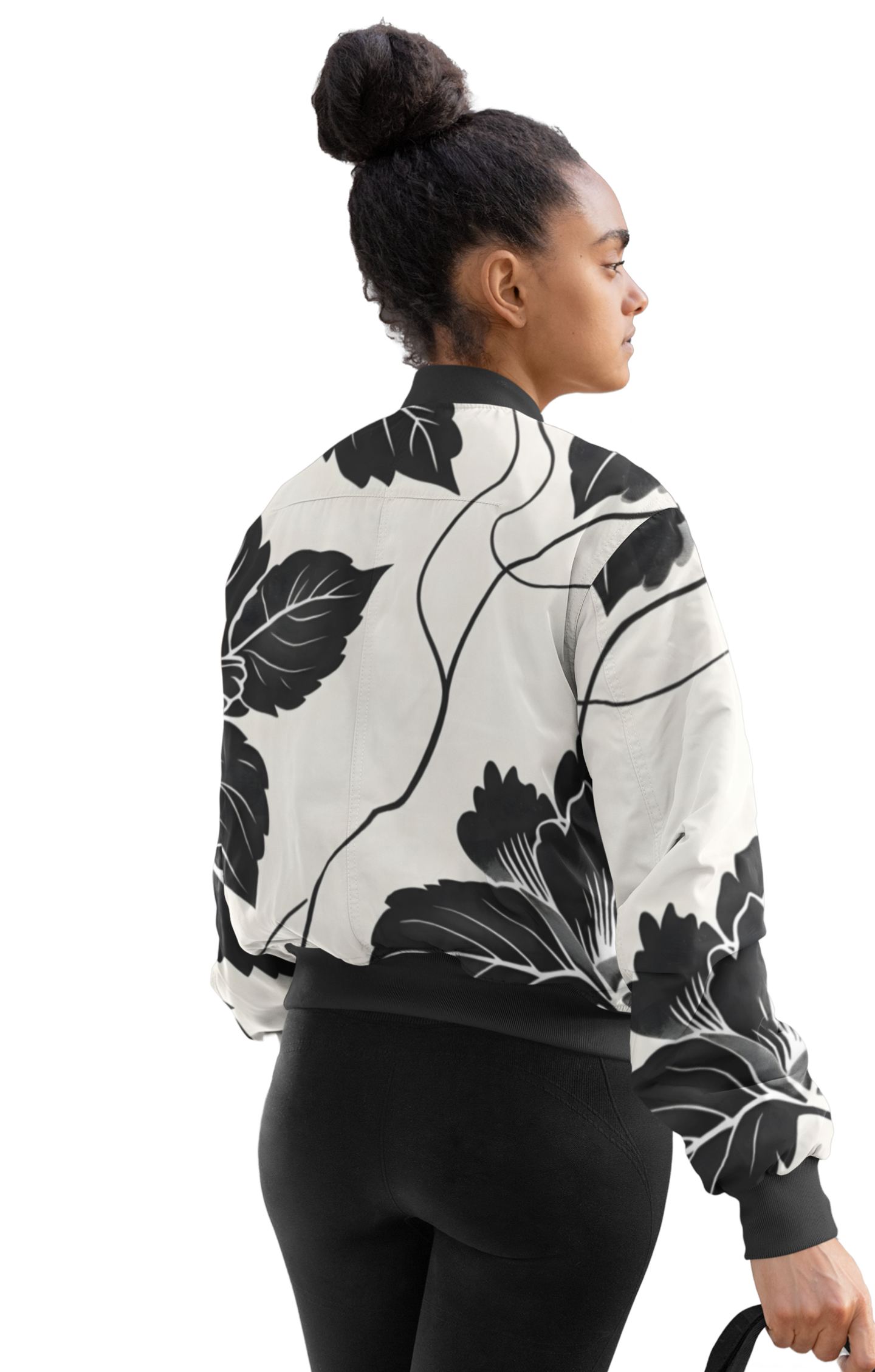 Monochrome Bloom Vibe Jacket Women