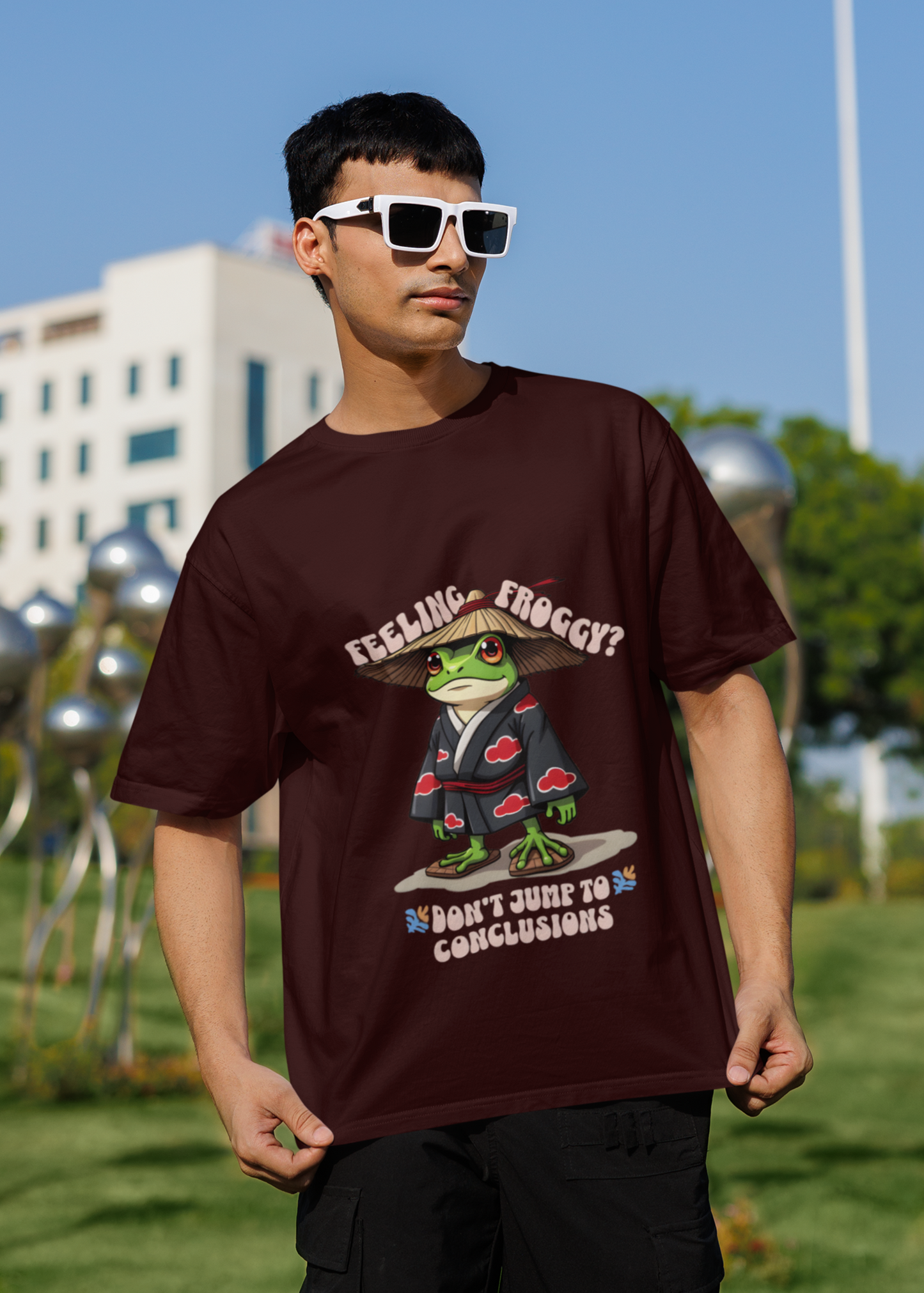 "Feeling Froggy?" Samurai Frog Men T-Shirt