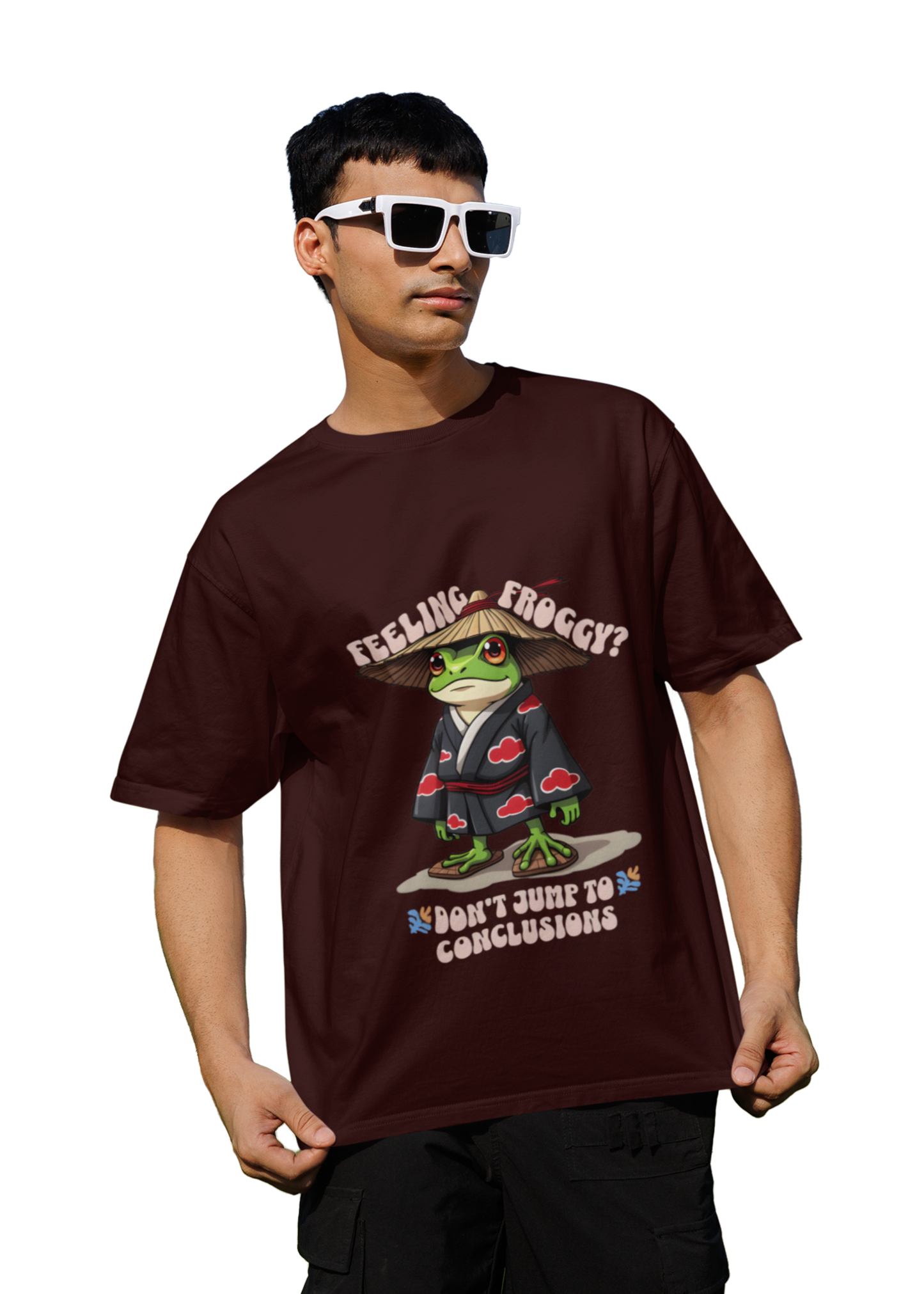 "Feeling Froggy?" Samurai Frog Men T-Shirt