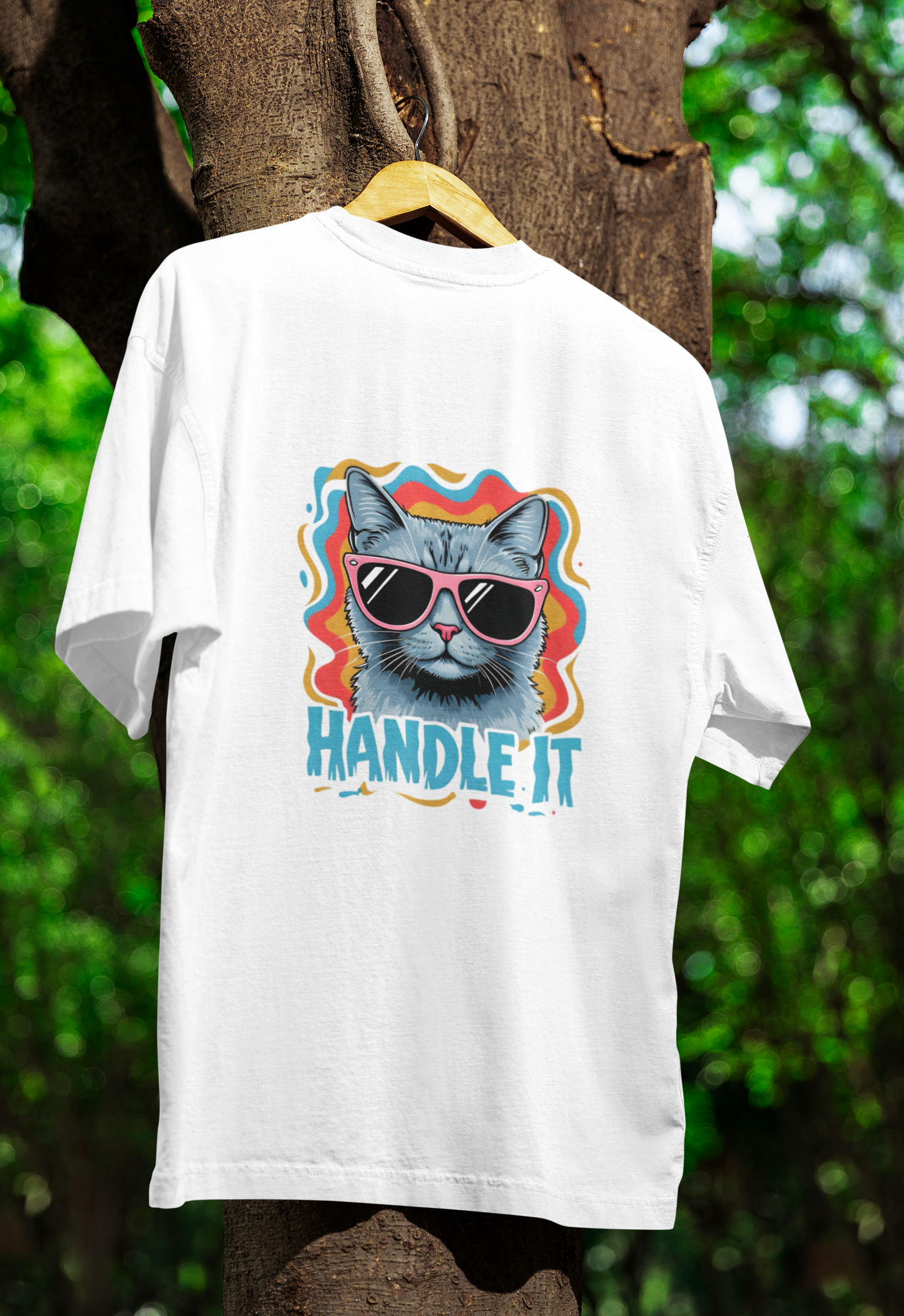 "Handle It" Cool Cat Women T-Shirt