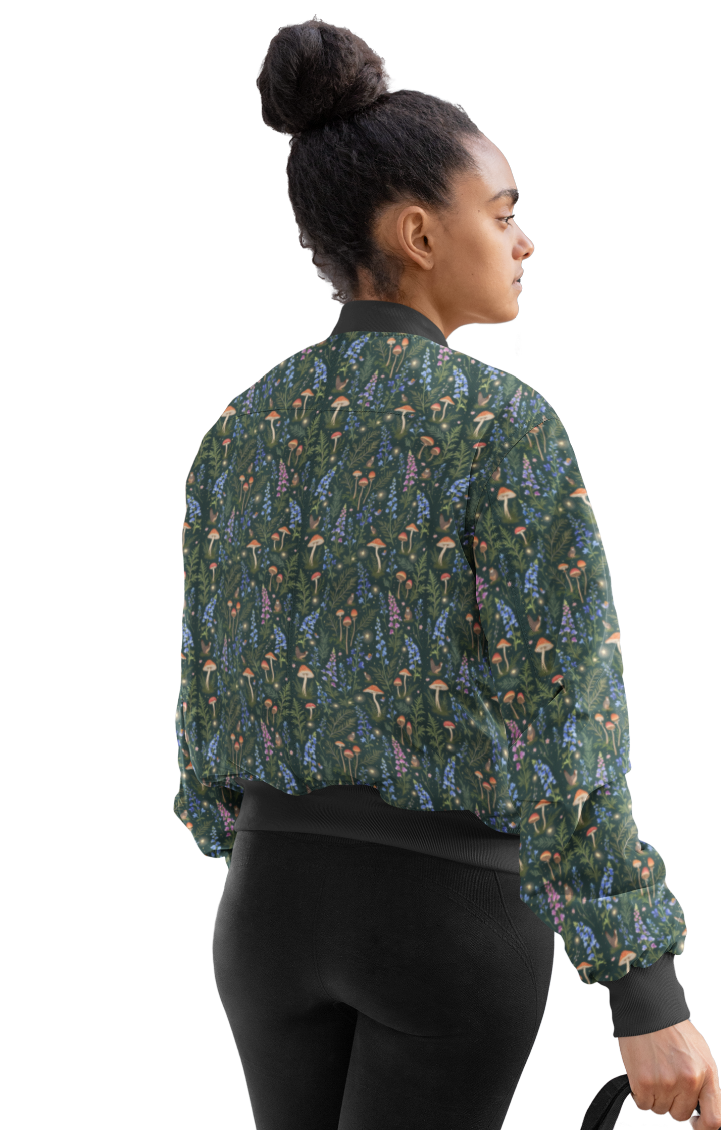 Mystical Mushroom Garden Vibe Jacket Women