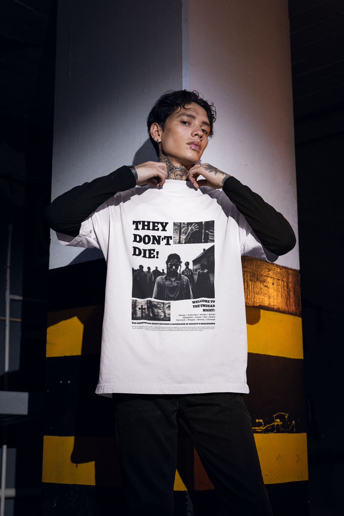 "They Don’t Die!" Zombie Men T-Shirt
