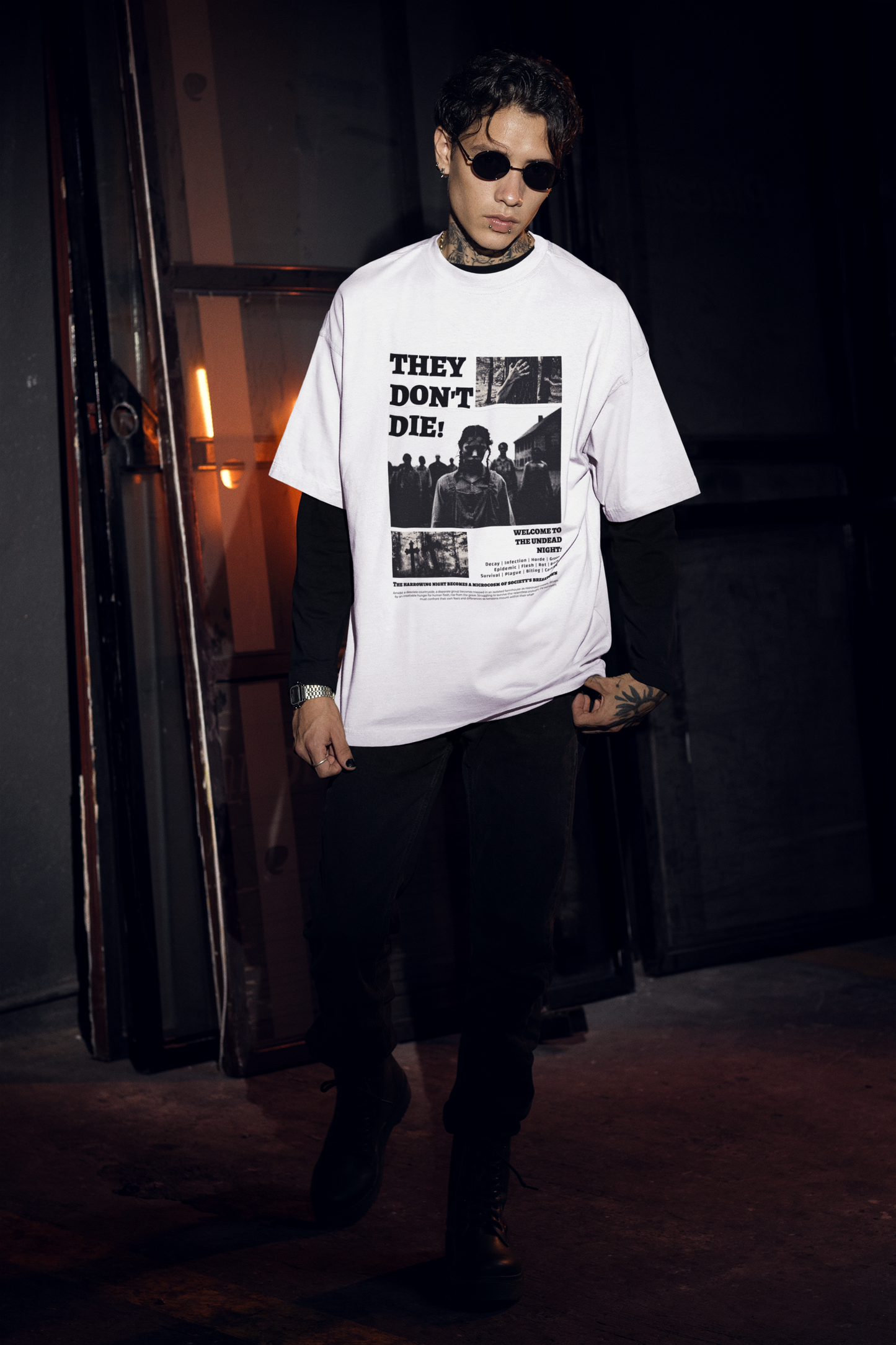 "They Don’t Die!" Zombie Men T-Shirt
