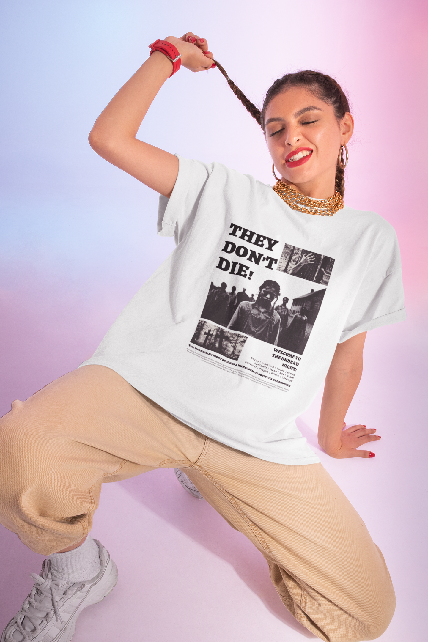 "They Don’t Die!" Zombie Women T-Shirt